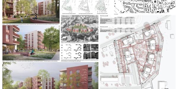 Wyniki konkursu architektonicznego TBS przy ulicy Piaskowej w Gliwicach