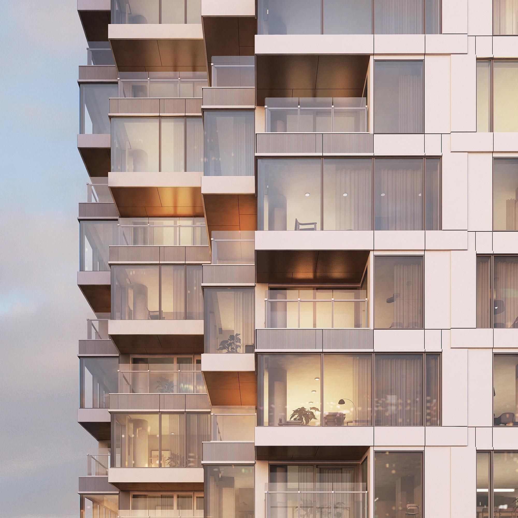 Motion Tower - spektakularny apartamentowiec w kompleksie Towarowa 22
