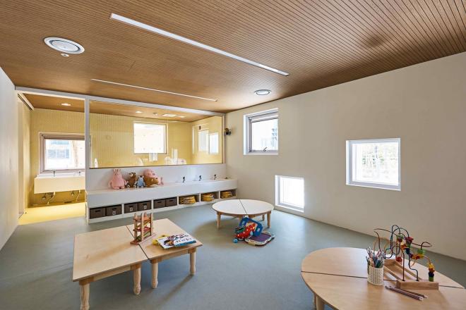 Realizacja zagraniczna, przedszkole dla dzieci, Daniel Valle Architects 