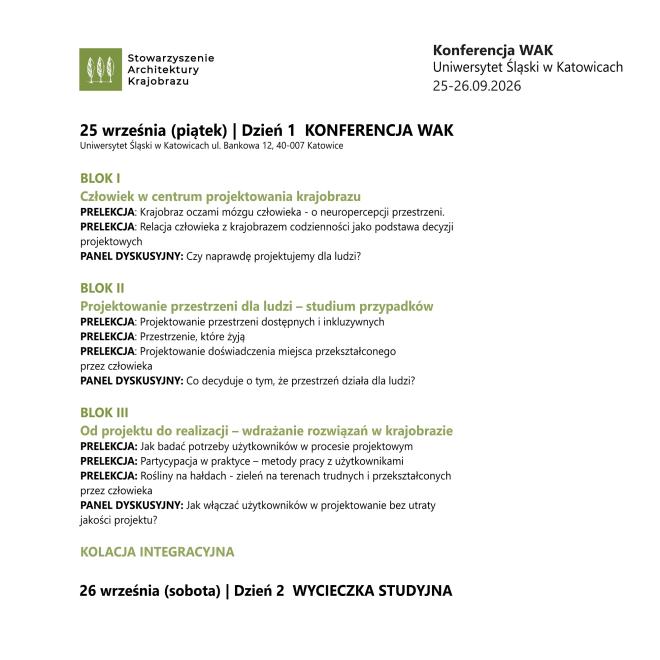 Współczesna architektura krajobrazu 2026