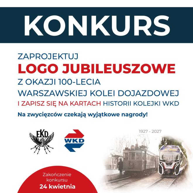Konkurs na logo 100-lecia WKD!