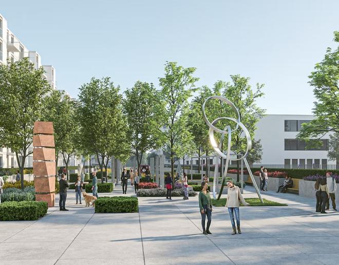 Osiedle  mieszkaniowe wraz z infrastrukturą w Ursusie 