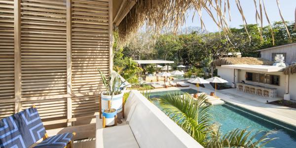 Gilded Iguana Hotel Kostaryka projekt Studio Saxe