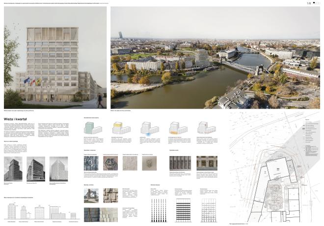 wyniki konkursu na siedzibę Urzędu Marszałkowskiego Województwa Dolnośląskiego - Projekt Praga