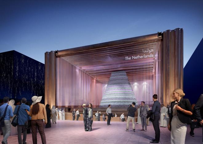 Expomobilia, V8 Architects, Kossmann.dejong, Witteveen+Bos, Dutch Dubai, Expo 2020, pawilon na expo