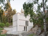 Skurusundet Ravine House — architektura skał i powietrza