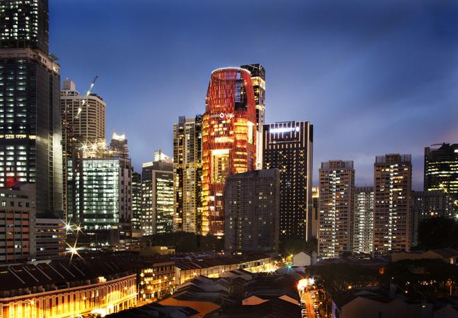 Best Tall Building Worldwide - Oasia Hotel Downtown