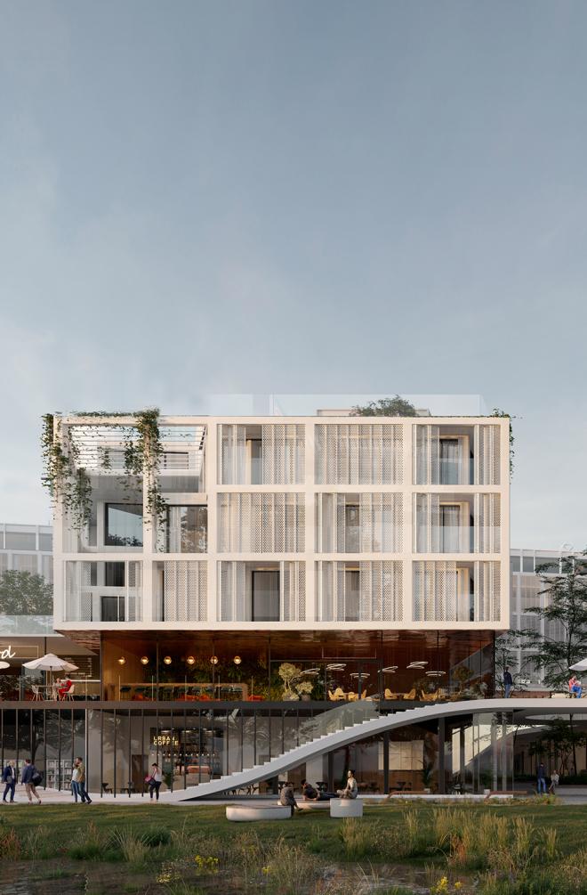 Projekt kompleksu hotelowego w Gdyni