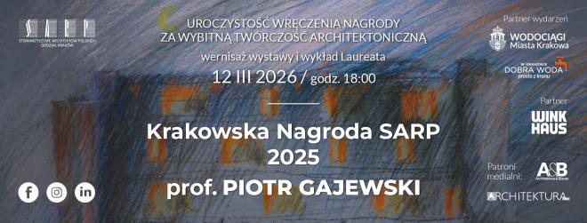 Krakowska Nagroda SARP 2025